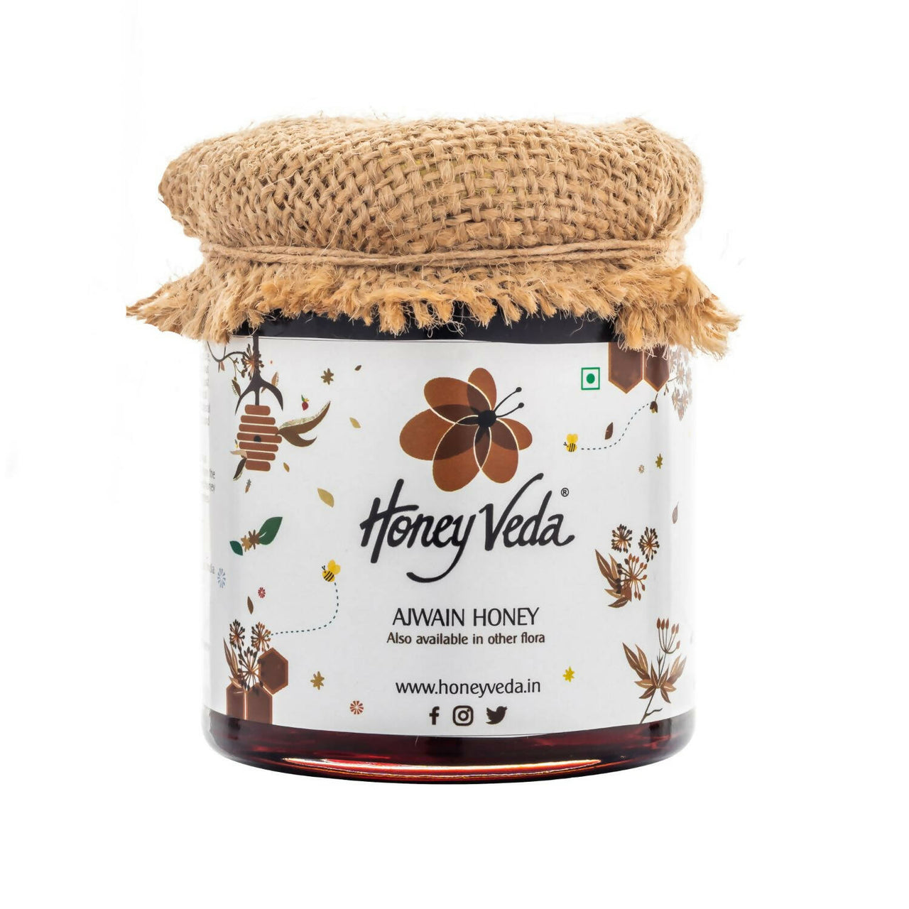 HoneyVeda Premium Raw Ajwain Honey - Distacart
