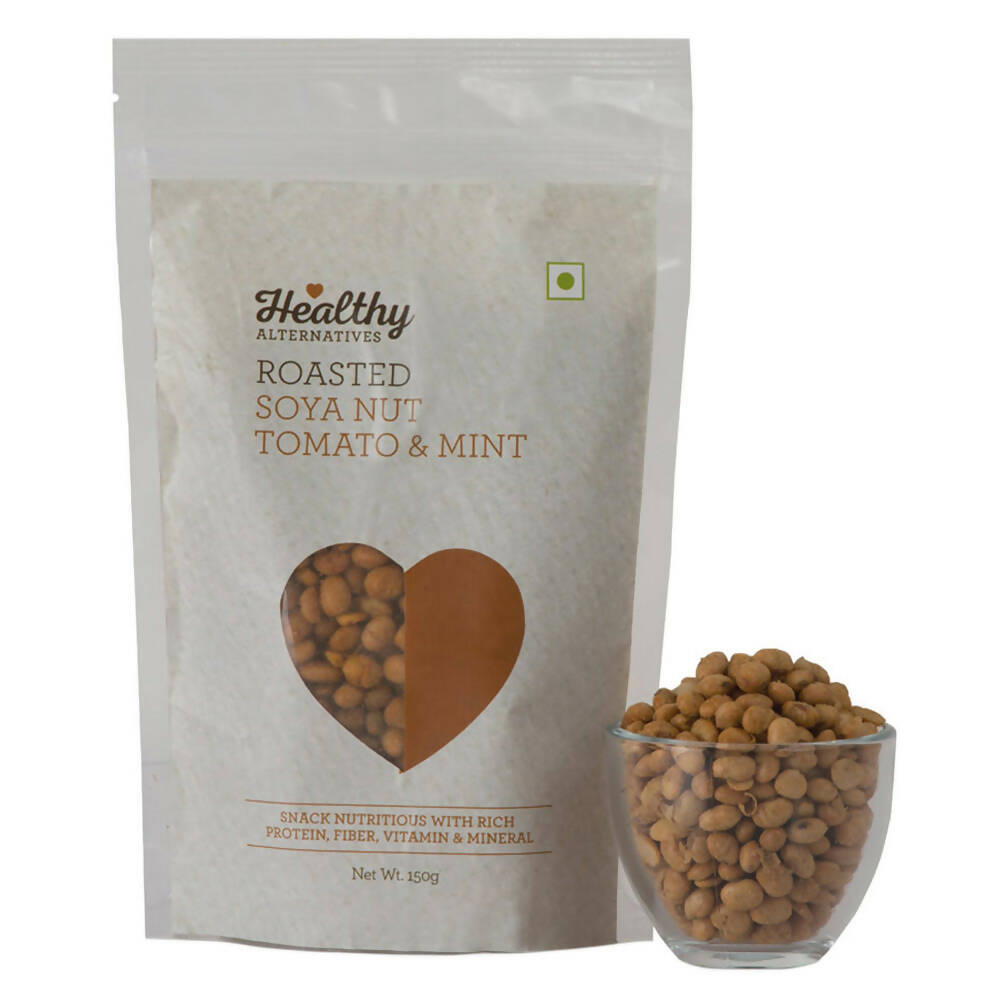 Healthy Alternatives Roasted Soya Nut with Tomato & Mint - Distacart
