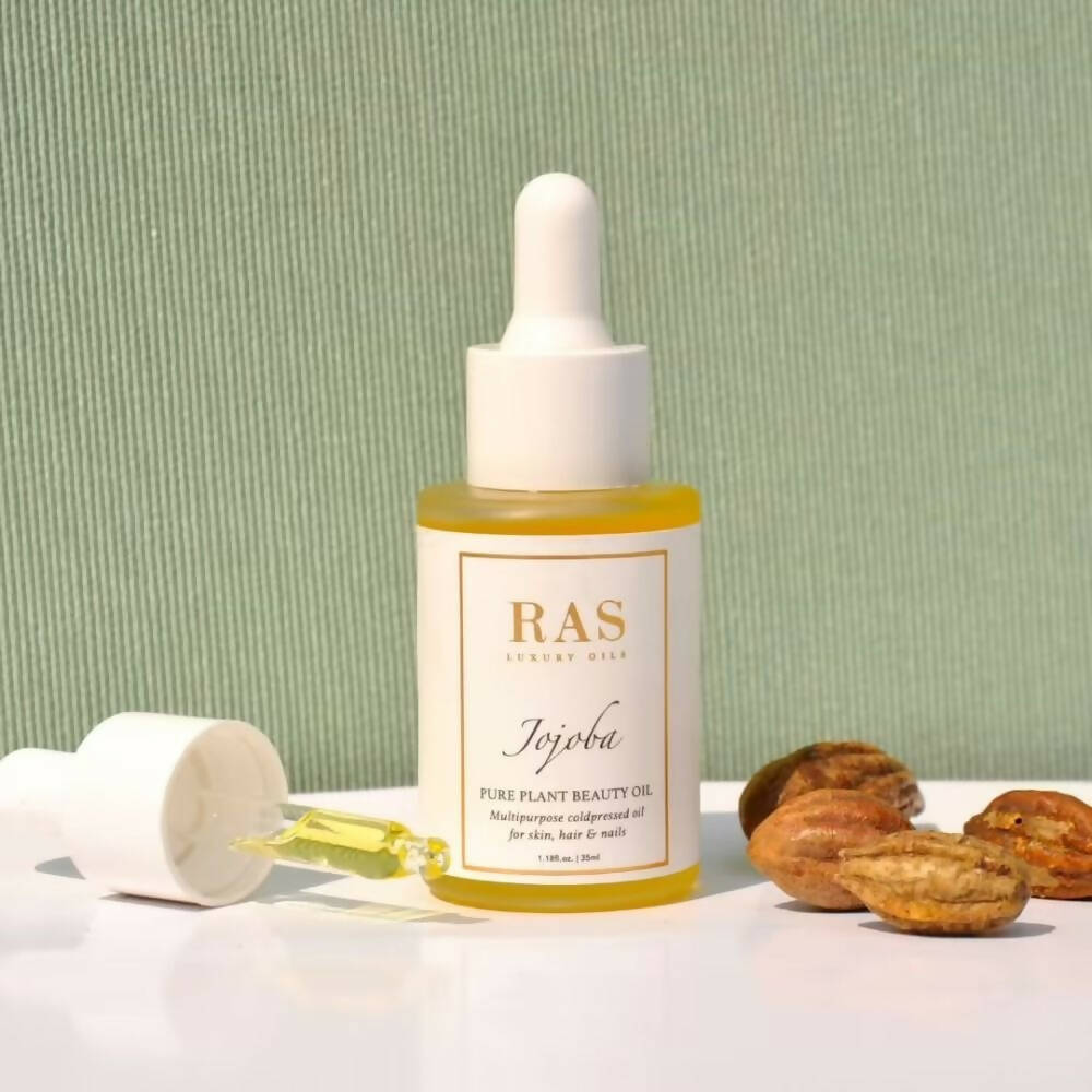 Ras Luxury Oils Jojoba Pure Plant Beauty Oil - Distacart
