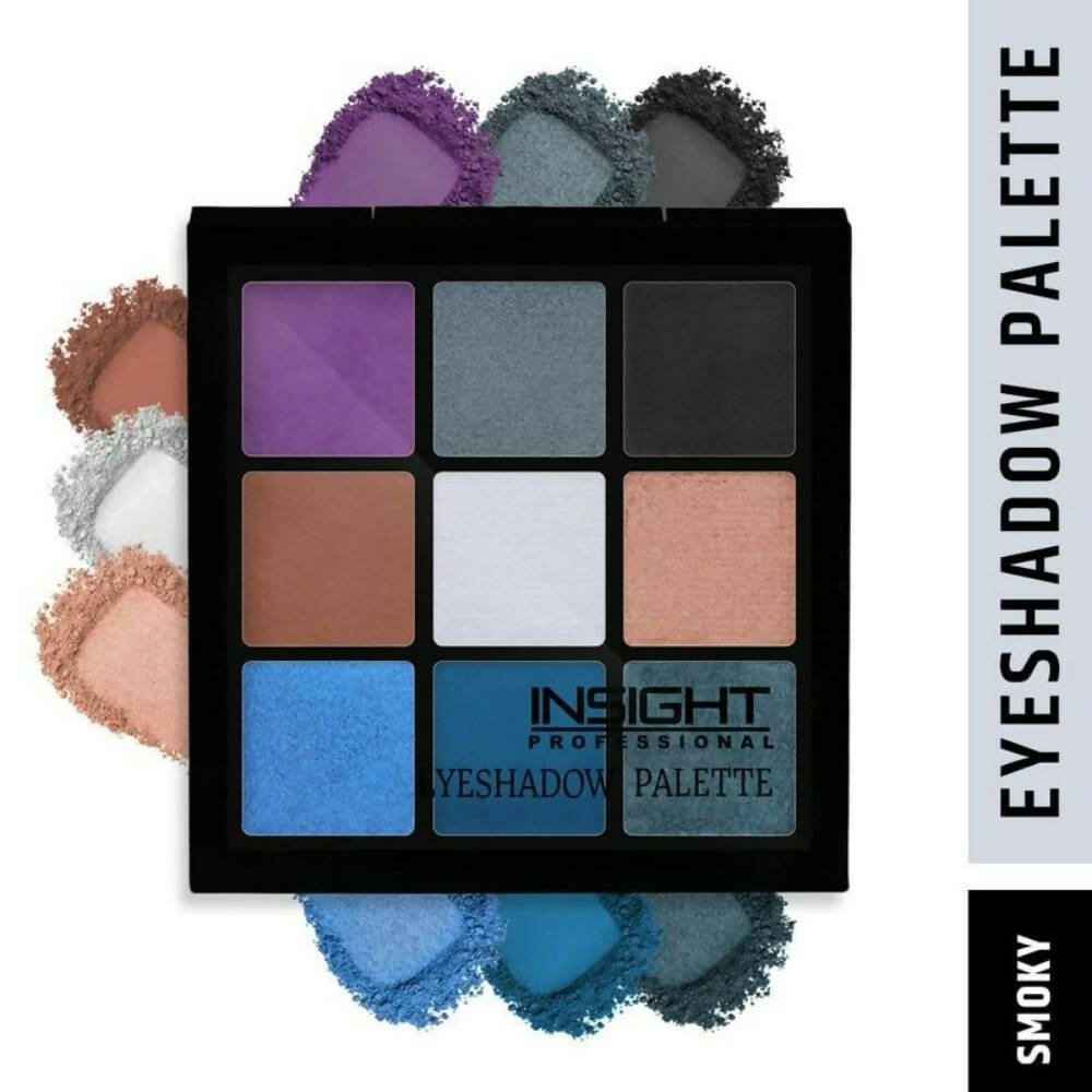 Insight Cosmetics 9 Color Eyeshadow Pallate - Smoky - Distacart