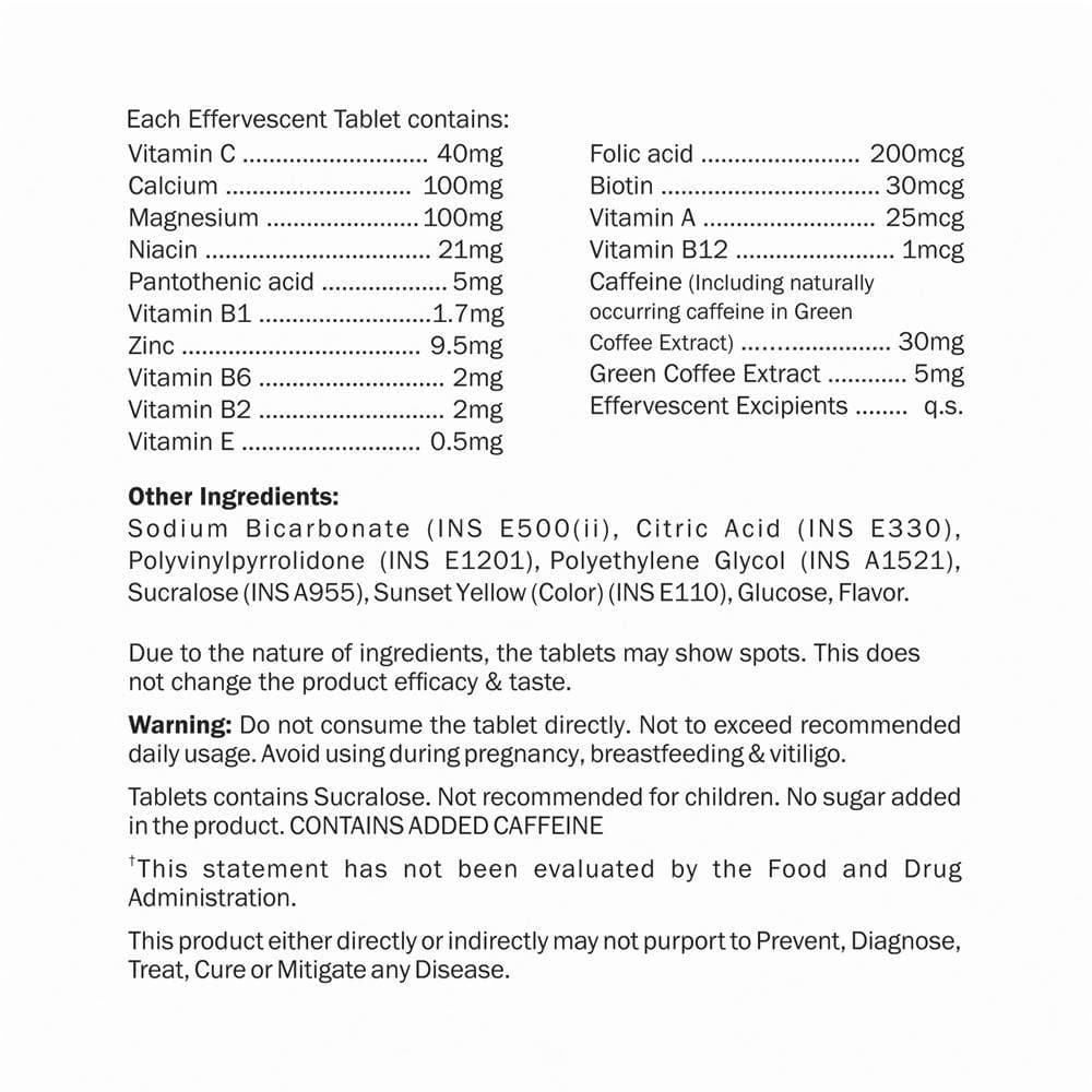 Azafran Actives Green Coffee & Multivitamins Tablets - Distacart