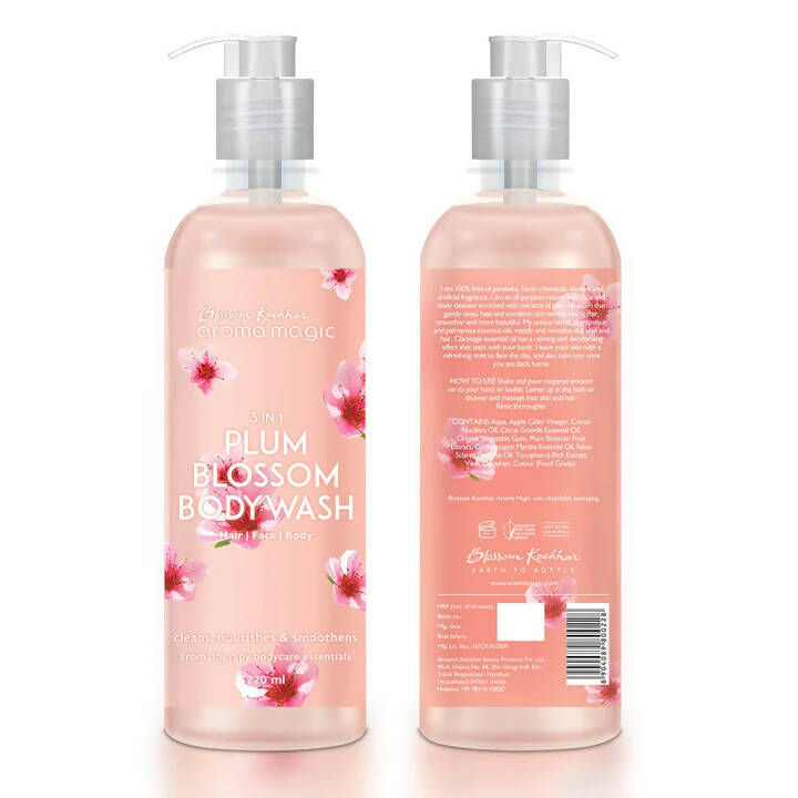 Blossom Kochhar Aroma Magic 3In1 Plum Blossom Bodywash - Distacart