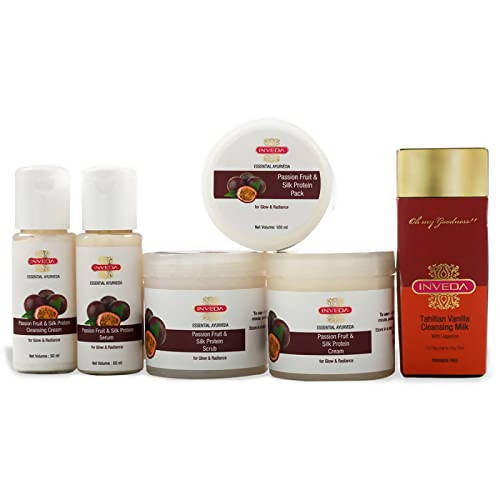 Inveda Passion Fruit And Silk Protein Facial Kit