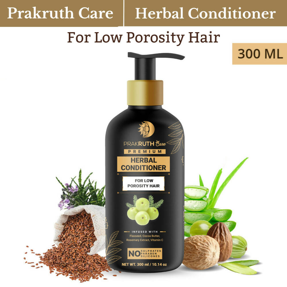 Prakruth Ayurvedic Premium Herbal Low Porosity Conditioner - Distacart