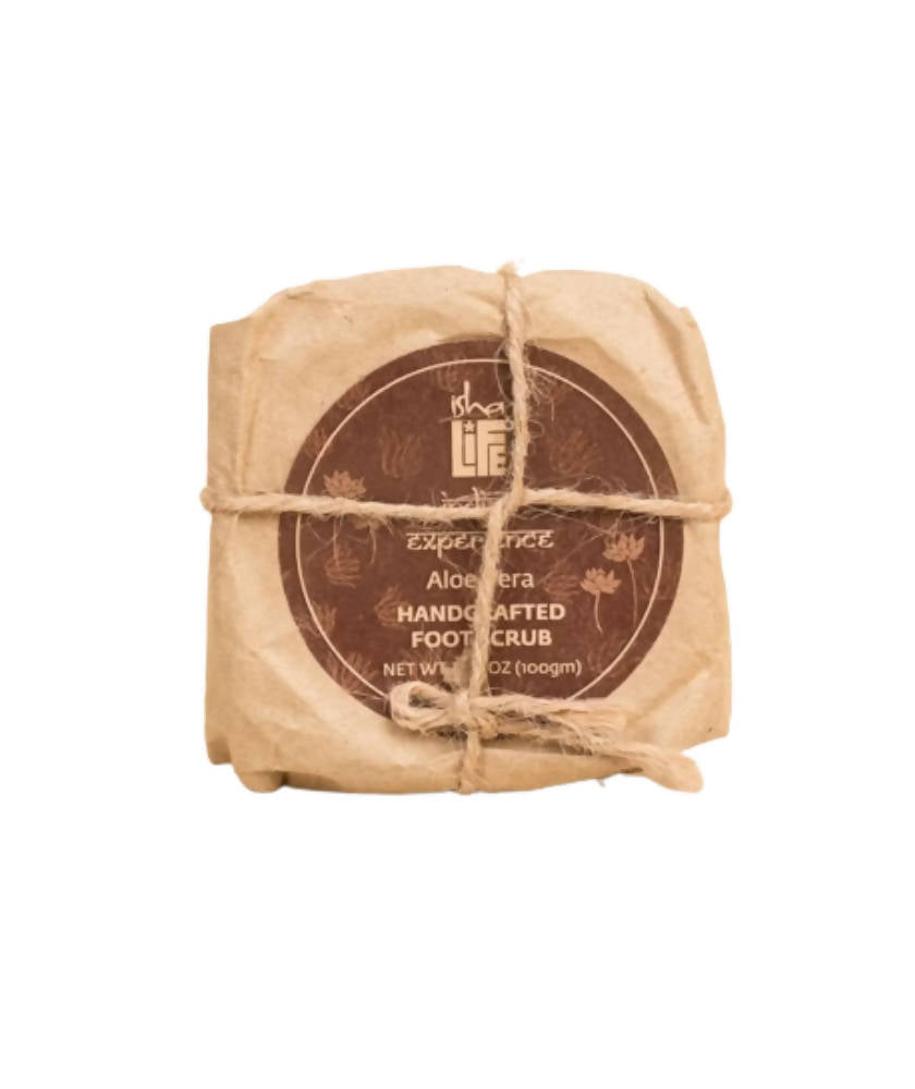 Isha Life Aloe Vera Handcrafted Foot Scrub - Distacart