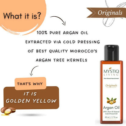 Mystiq Living Originals Argan Oil - Distacart