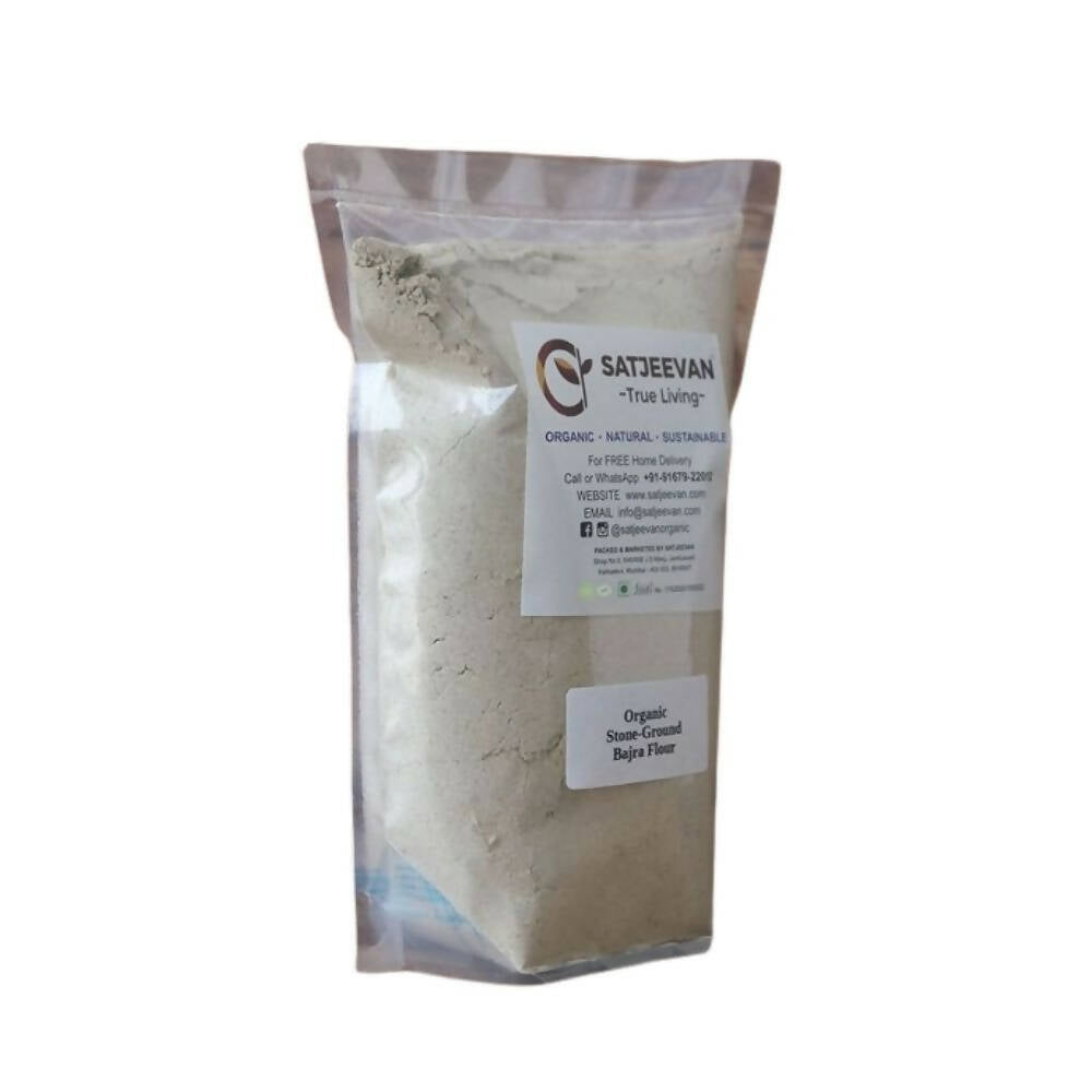 Satjeevan Organic Stone-Ground Bajra Flour - Distacart