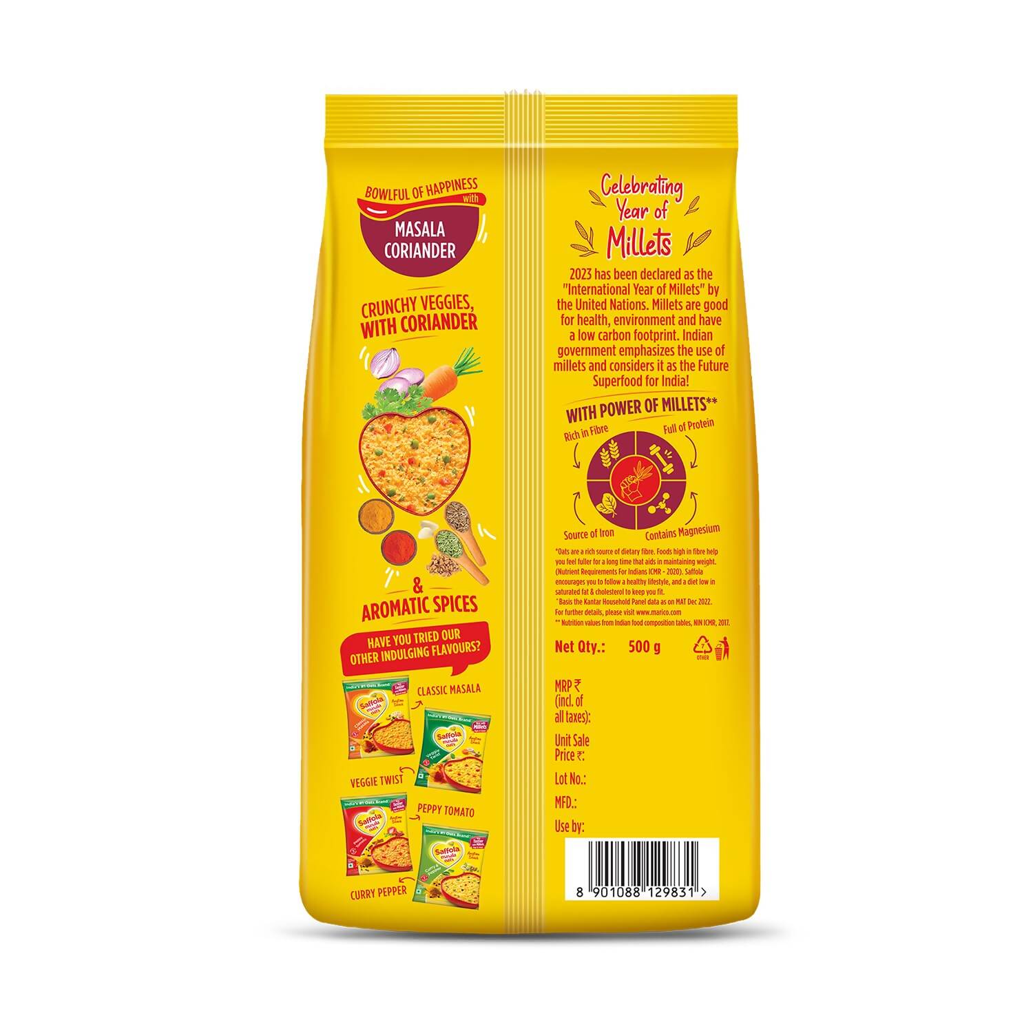 Saffola Masala & Coriander Masala Oats - Distacart