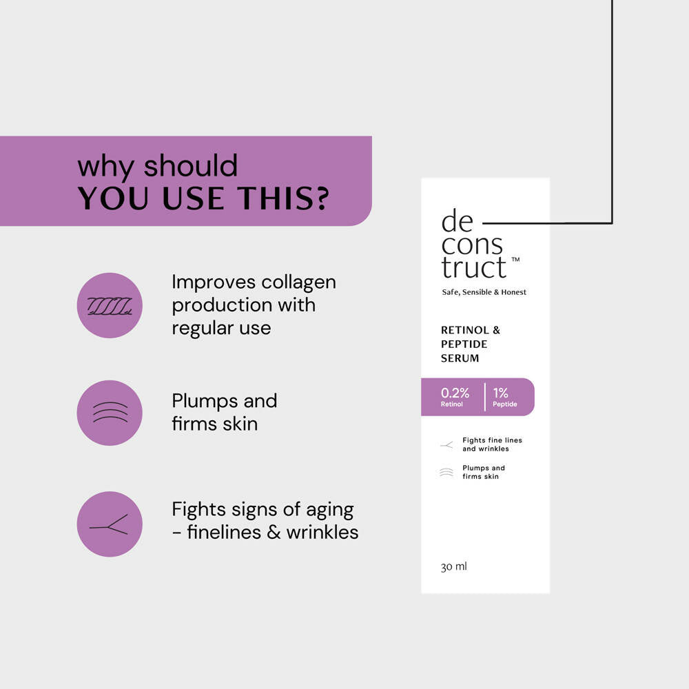 Deconstruct Retinol & Peptide Serum - Distacart