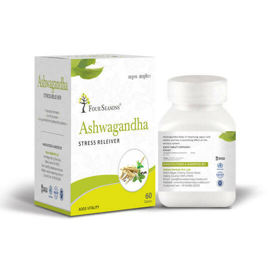 Four Seasons Ashwagandha Stress Releiver Tablet - Distacart