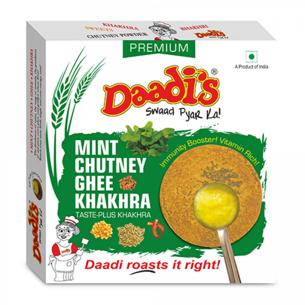 Daadi's Mint Chutney Ghee Khakhra - Distacart