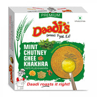 Thumbnail for Daadi's Mint Chutney Ghee Khakhra - Distacart