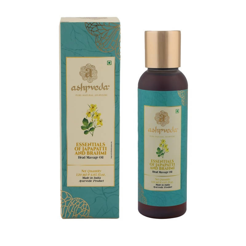 Ashpveda Essentials Of Japapatti And Brahmi Head Massage Oil - Distacart