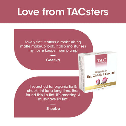 TAC - The Ayurveda Co. Urban Blush Lip, Cheek & Eye Tint - Distacart