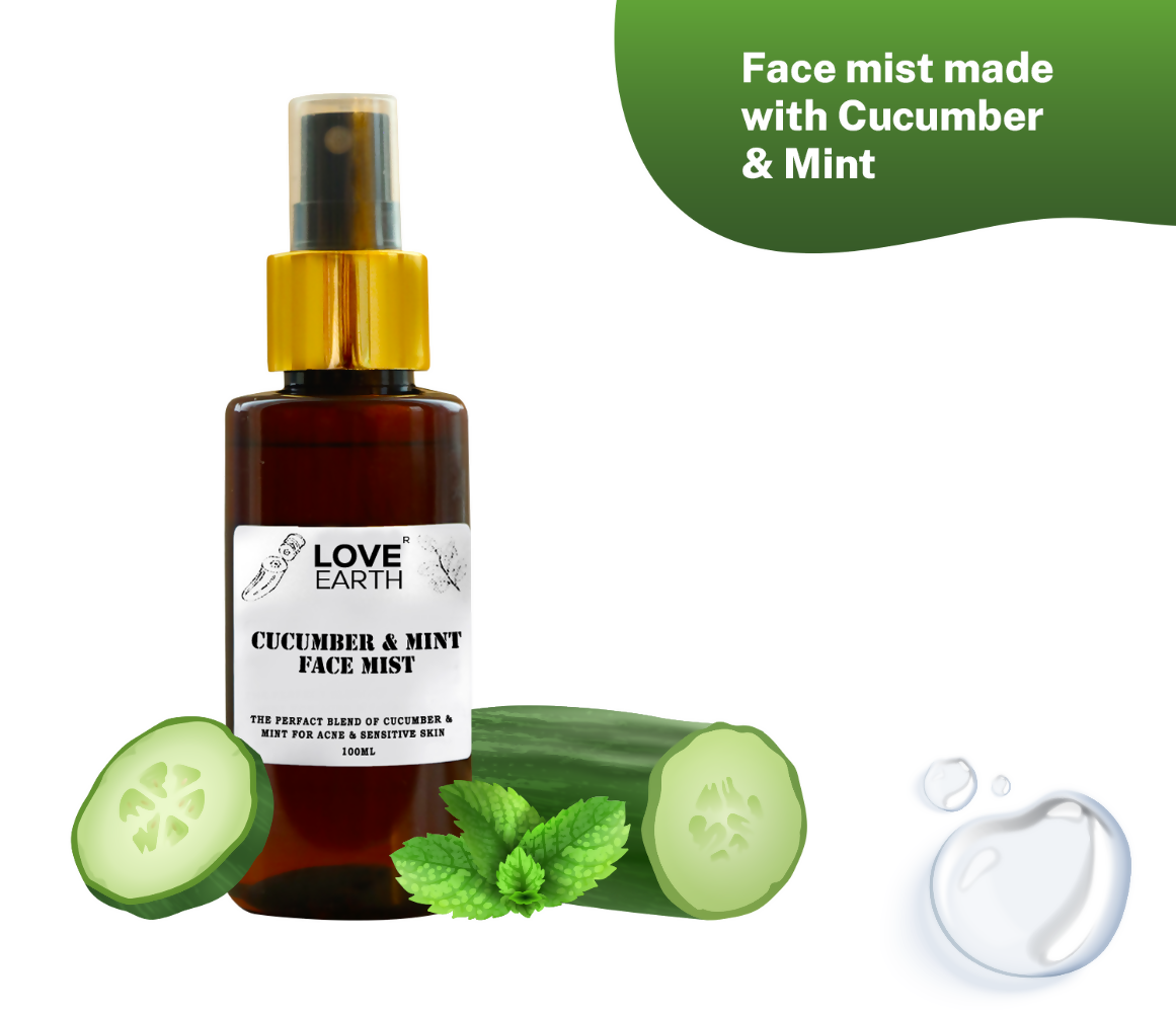 Love Earth Cucumber & Mint Face Mist - Distacart