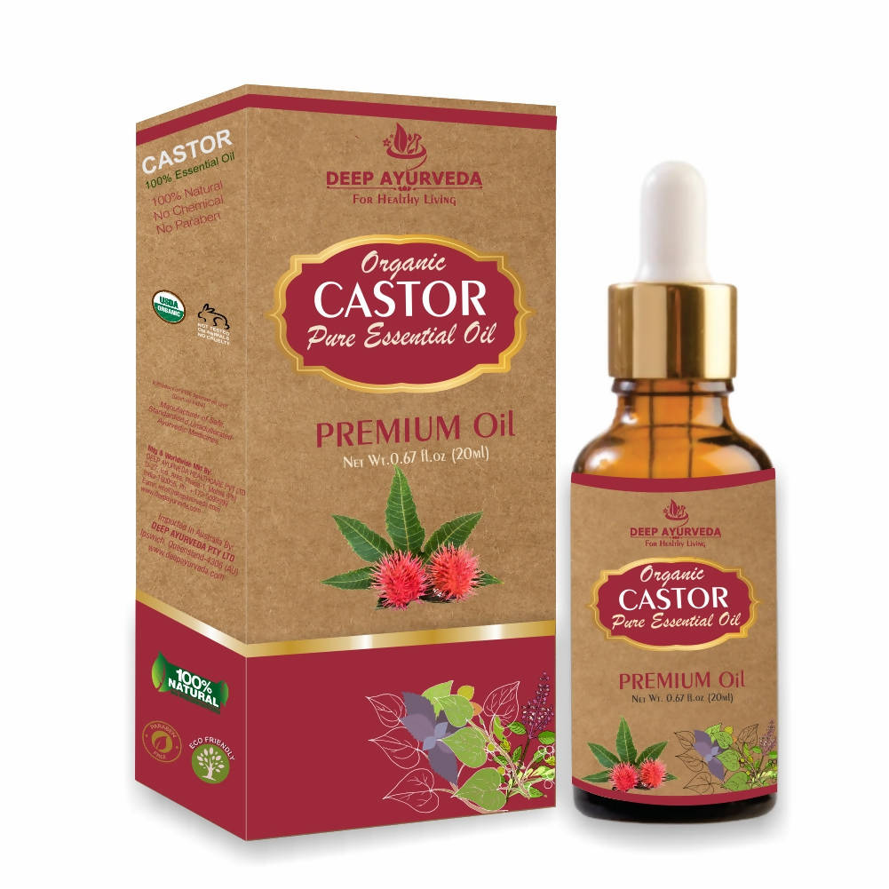 Deep Ayurveda Castor Pure Essential Oil - Distacart