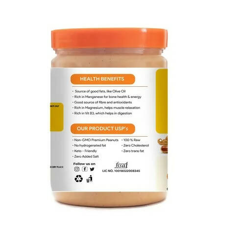 Truefarm Organic Peanut Butter Creamy-Unsweetened - Distacart