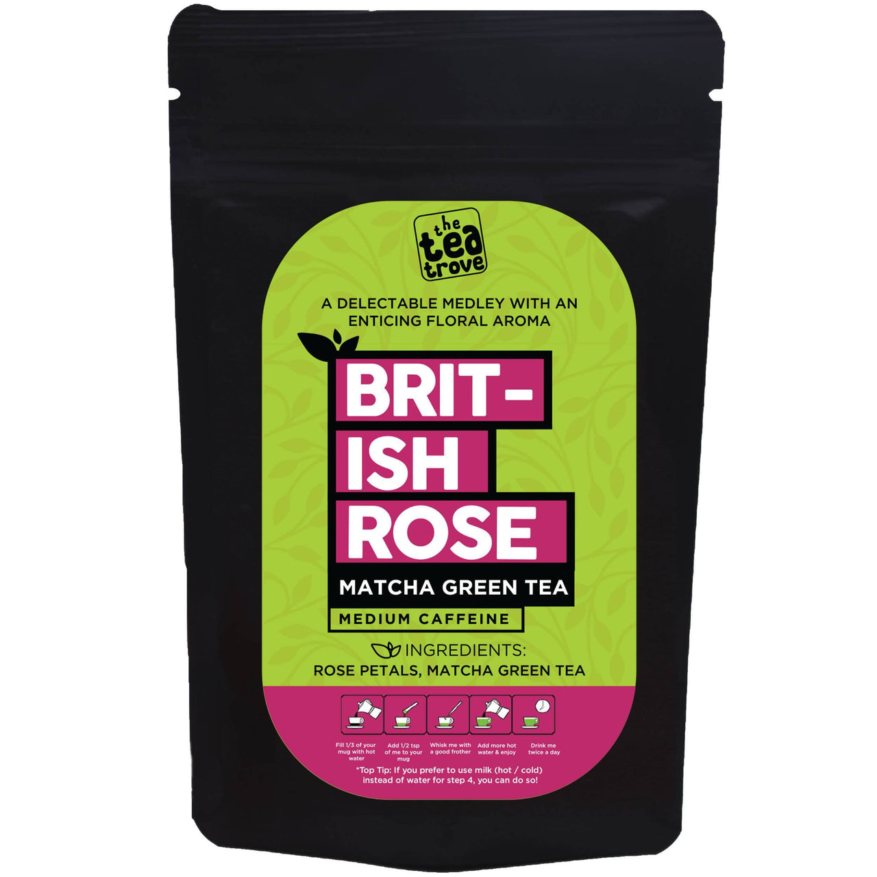 The Trove Tea - British Rose Matcha Green Tea