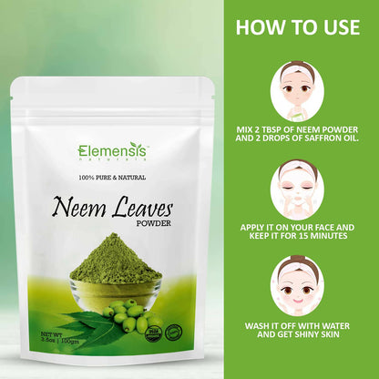 Elemensis Naturals Neem Leaves Powder - Distacart