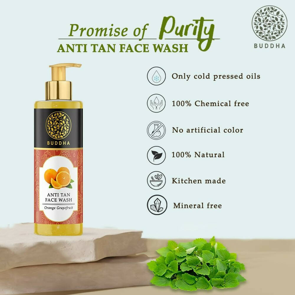 Buddha Natural Tan Face Wash - Distacart