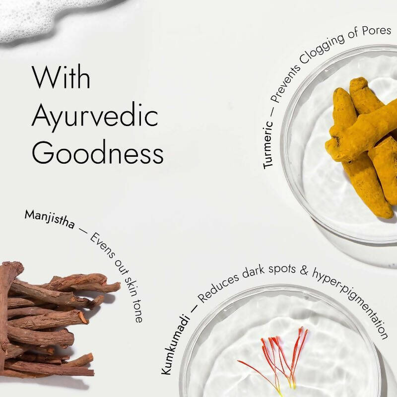 Kapiva Ayurveda Skin Rituals Kumkumadi Glow Face Wash - Distacart