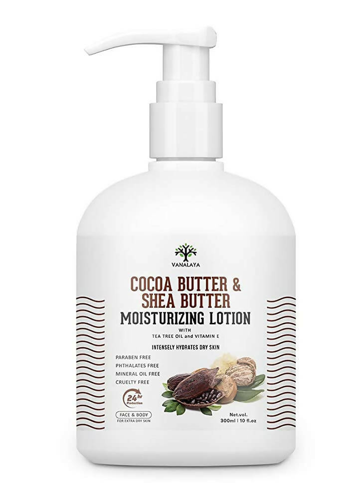 Vanalaya Cocoa Butter & Shea Butter Moisturizing Lotion - Distacart