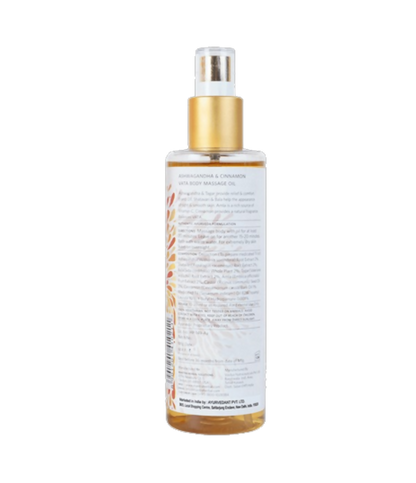 Mantra Herbal Ashwagandha & Cinnamon Vata Body Massage Oil - Distacart