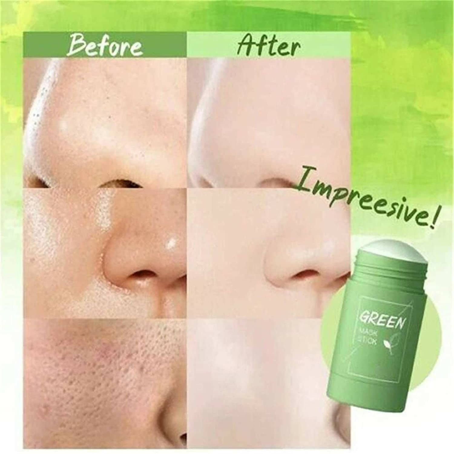 Favon Green Tea Face Mask Cleansing Stick for Anti Acne - Distacart