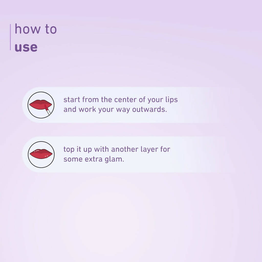Plum Glassy Glaze Lip Lacquer 3-in-1 Lipstick + Lip Balm + Gloss 07 Mauvelous - Distacart