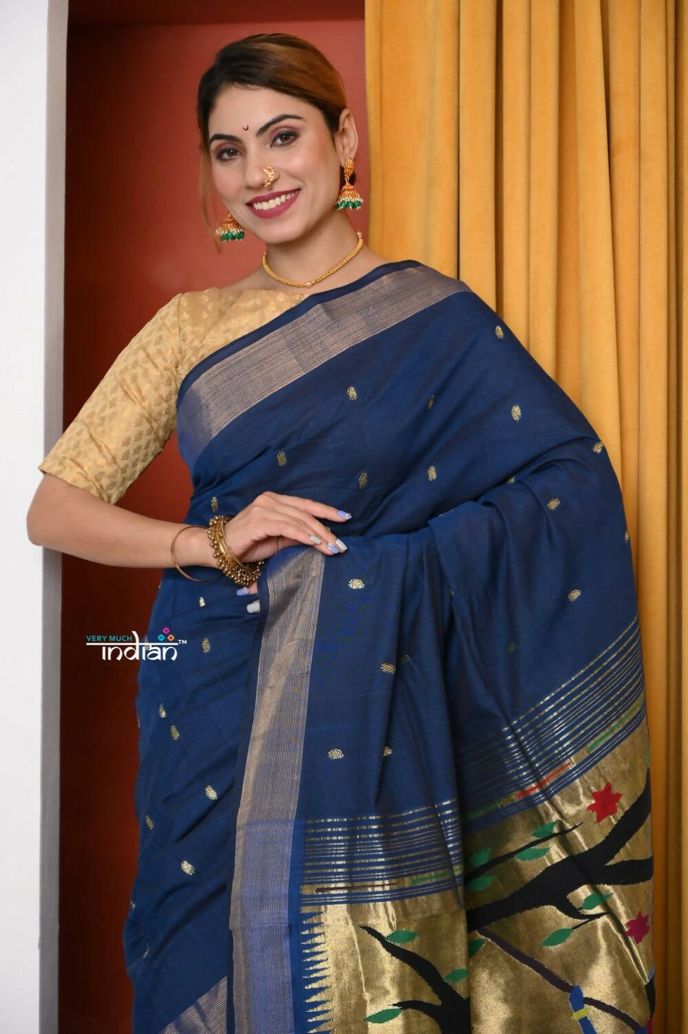 Cotton paithani saree price outlet