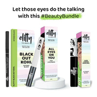 Thumbnail for Elitty Eye Gotta Feeling Ultimate Black 3 in 1 Eyeliner, Kajal, Mascara Combo - Distacart