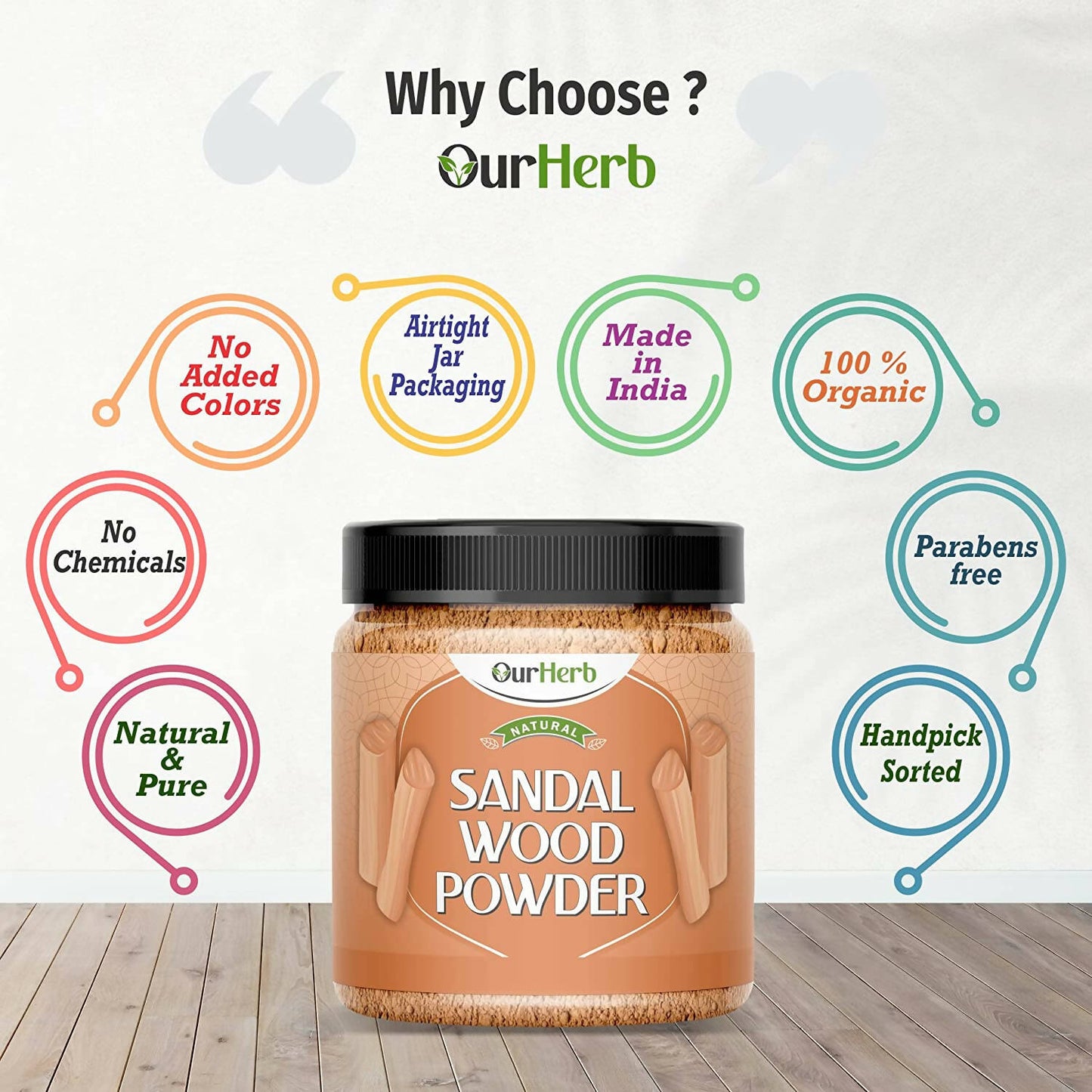 OurHerb Sandalwood Powder Face Pack - Distacart