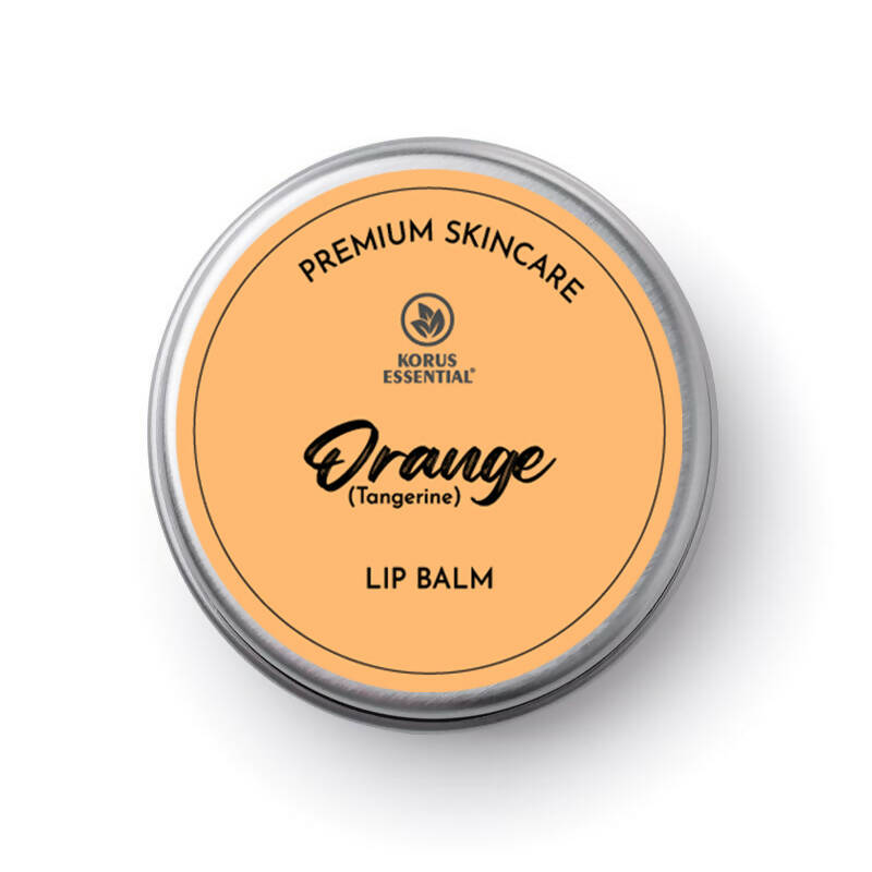 Korus Essential Orange Lip Balm With Shea Butter - Distacart
