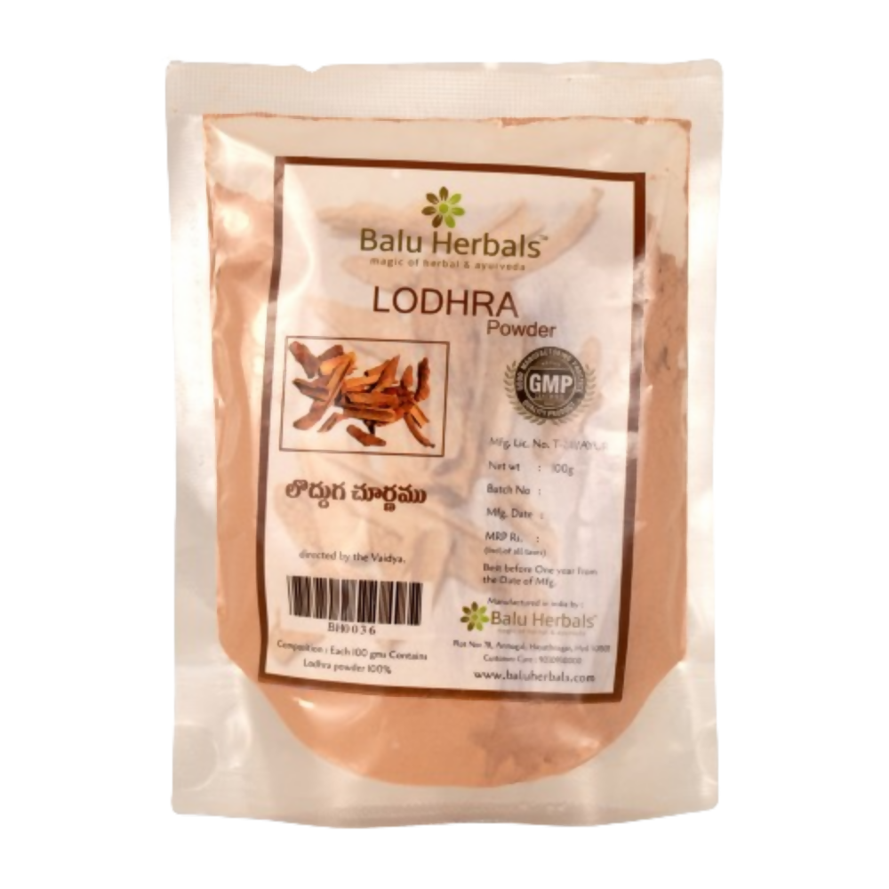 Balu Herbals Lodhra (Lodduga) Powder - Distacart