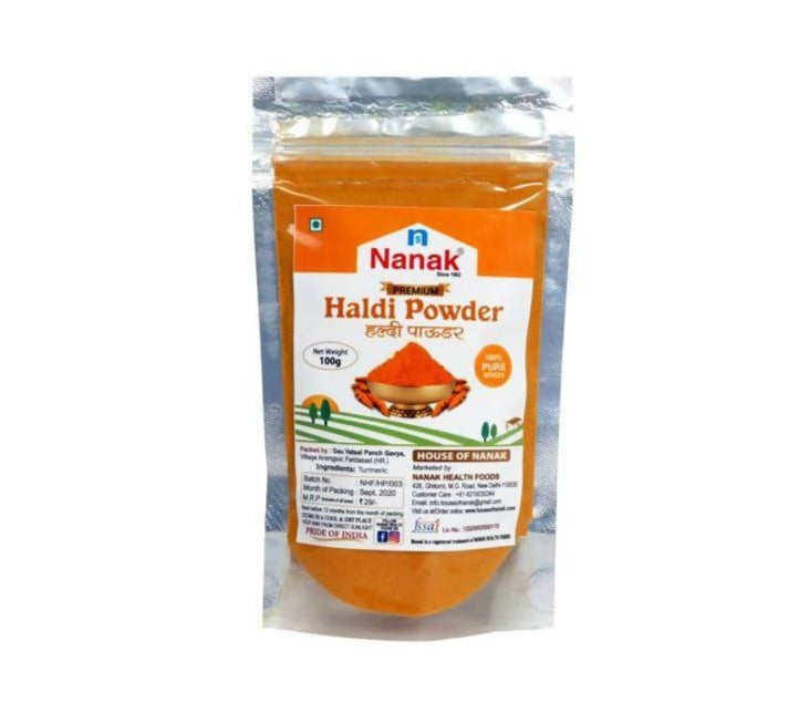 Nanak Premium Turmeric ( Haldi ) Powder,100 gm - Distacart