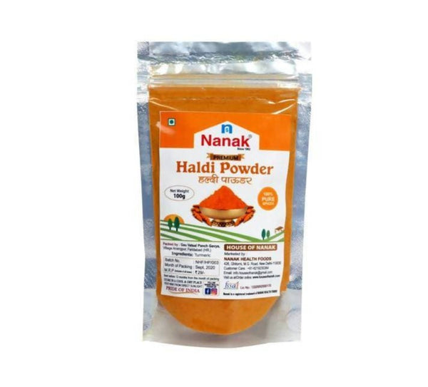 Nanak Premium Turmeric ( Haldi ) Powder,100 gm - Distacart