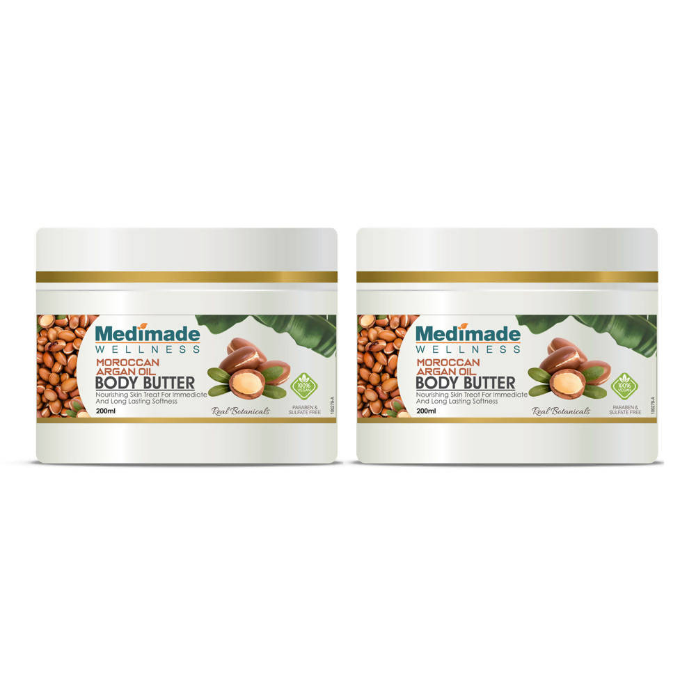 Medimade Wellness Moroccan Argan Oil Body Butter - Distacart