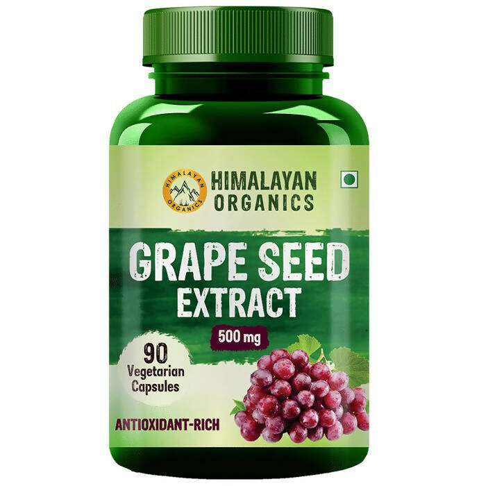 Himalayan Organics Grape Seed Extract Capsules - Distacart