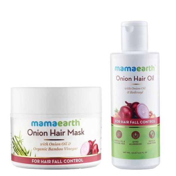 Mamaearth Onion Hair Oil & Onion Hair Mask