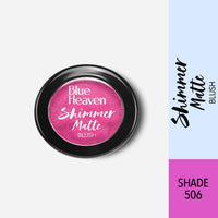 Thumbnail for Blue Heaven Shimmer Matte Blush Shade 506, 7 gm