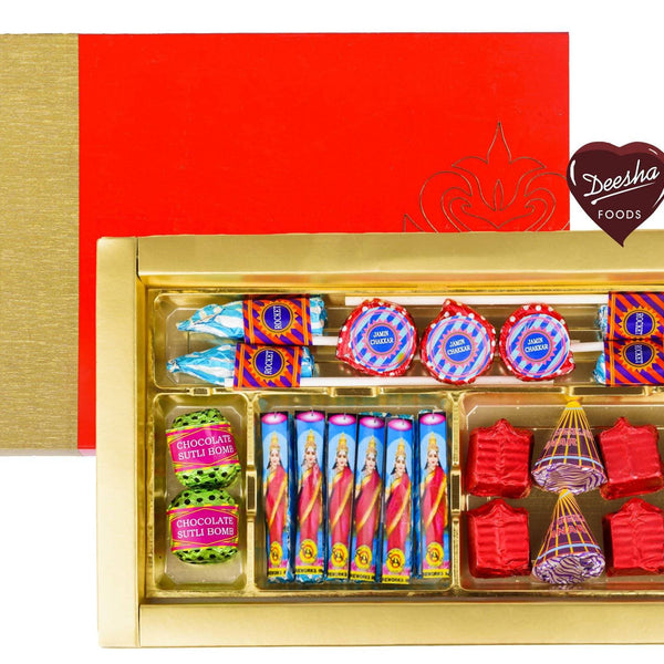 Deesha Sugar Free Red Velvet Crackers Chocolates