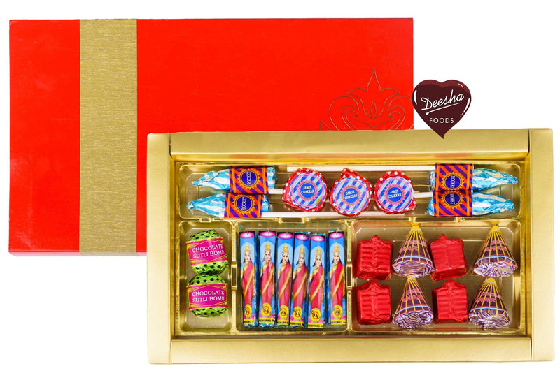Deesha Sugar Free Red Velvet Crackers Chocolates