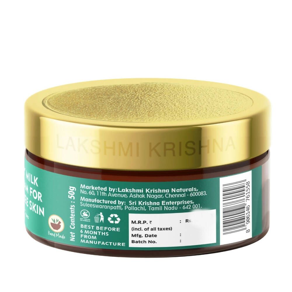 Lakshmi Krishna Naturals Donkey Milk Day Cream For Sweat Free Skin - Distacart