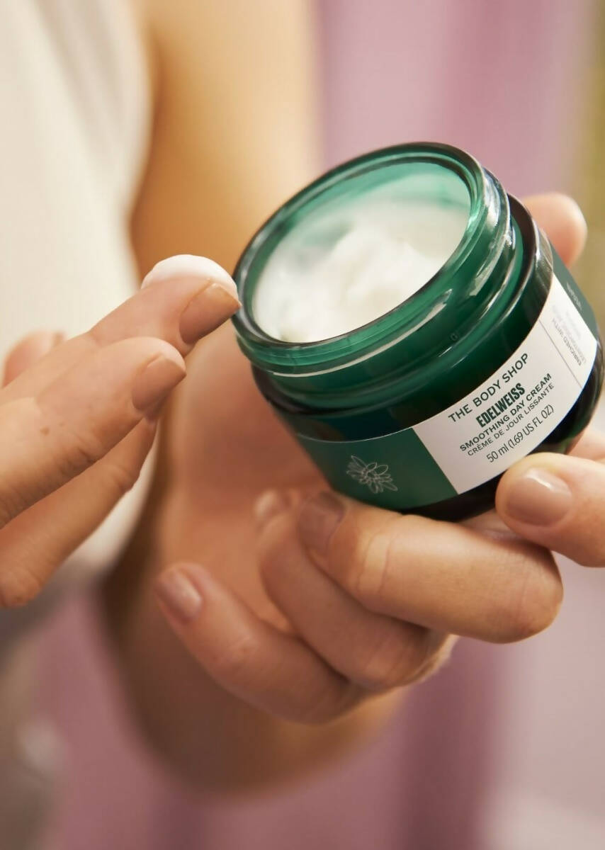 The Body Shop Edelweiss Smoothing Day Cream - Distacart