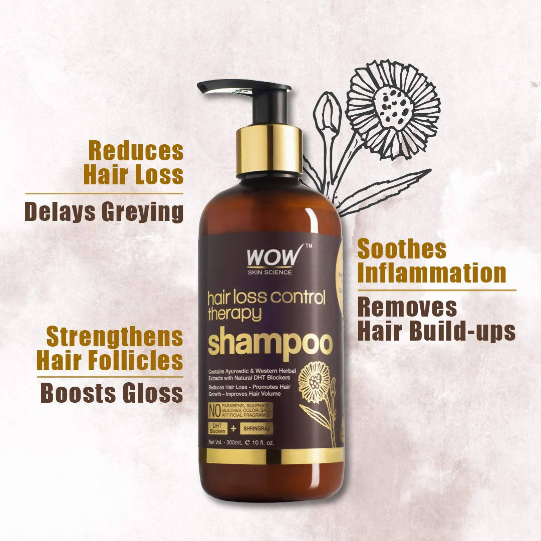 Wow Skin Science Hair Loss Control Therapy Shampoo - Distacart