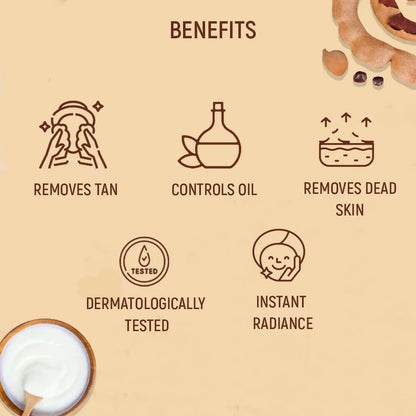 Salon in a Box De-Tan with Tamarind and Curd Face Pack - Distacart