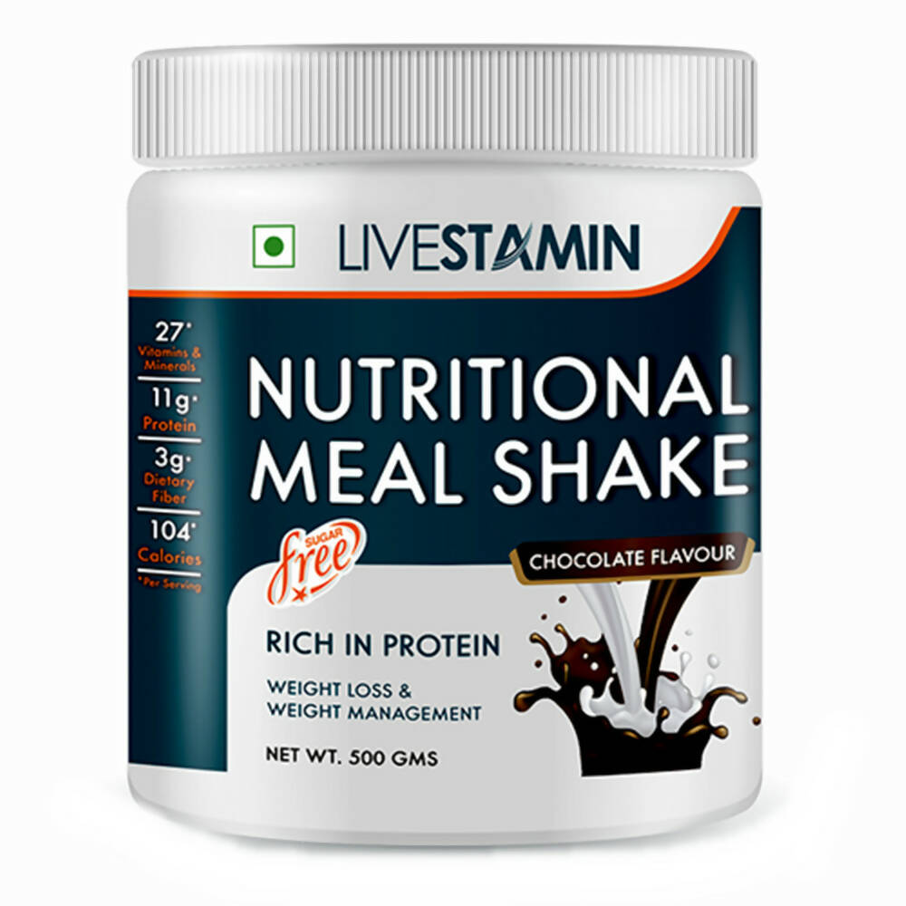 Livestamin Nutritional Meal Shake - Chocolate Flavour - Distacart