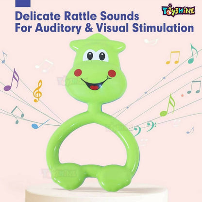 Toyshine Rattle with Teathers Combo for New Born Babies - Distacart