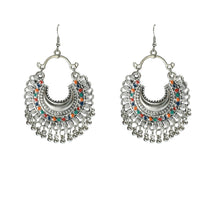 Thumbnail for Mominos Fashion Johar Kamal Oxidised Silver-Plated Meena Work Choker Set - Distacart