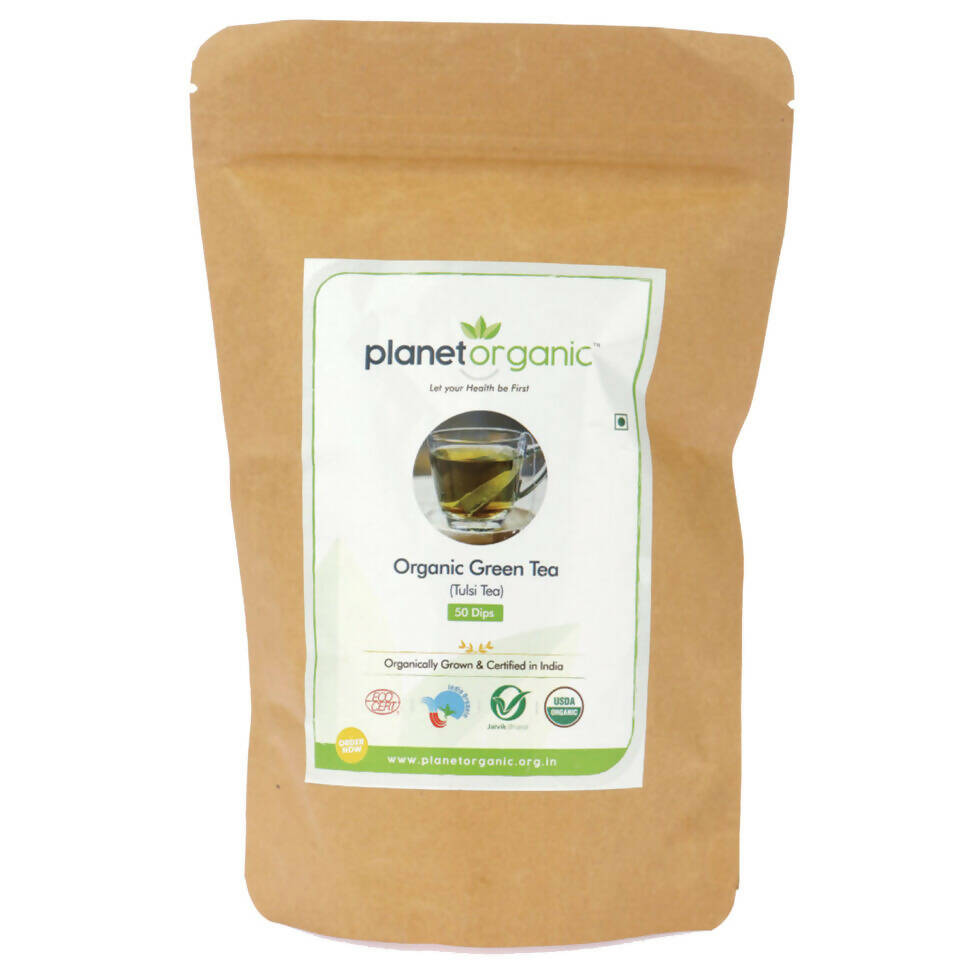 Planet Organic Green Tea (Tulsi) - Distacart